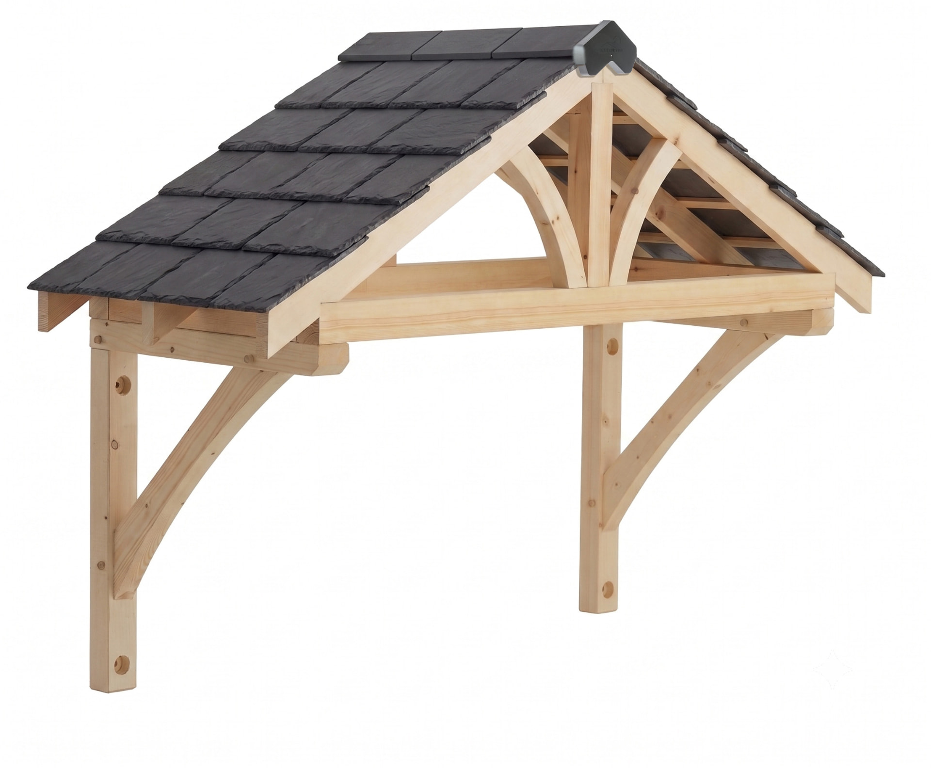Gable wooden porch canopy kit
